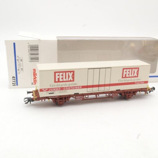 Märklin H0 47721 Containerwagen Felix der SJ in OVP QR8568