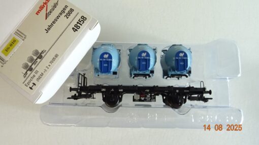 Märklin H0 48158 Jahreswagen 2008 Behältertragwagen der DB in OVP PR9526
