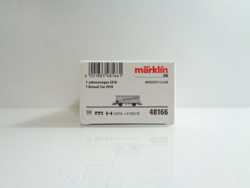 Märklin H0 48166 Güterwagen Weihnstephan Jahreswagen 2016 in OVP C52 – Bild 3