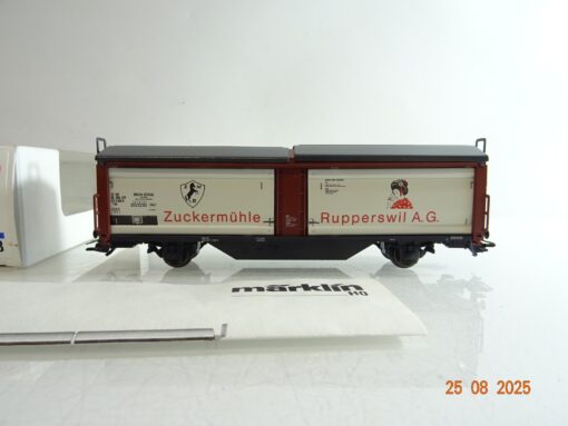 Märklin H0 4833 Schiebwandwagen Zuckermühle Rupperswil der SBB in OVP PR9895 – Bild 3