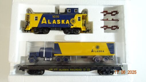 Märklin H0 4857 Güterwagen-Set Alaska USA mit LKW in OVP PR8471 – Bild 3