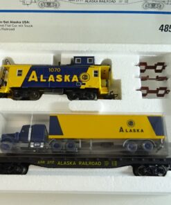 Märklin H0 4857 Güterwagen-Set Alaska USA mit LKW in OVP PR8471