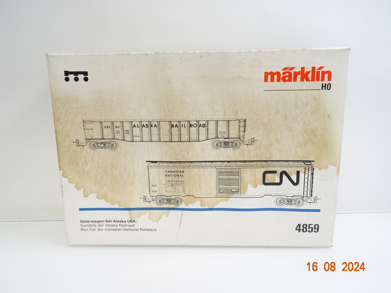 Märklin H0 4859 Alaska USA Wagen-Set 2tlg. in OVP LE5263 – Bild 3