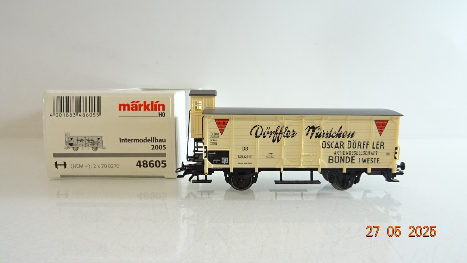 Märklin H0 48605 ged. Güterwagen Intermodellbau 2005 der DB in OVP PR8088