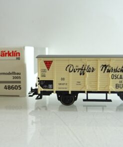 Märklin H0 48605 gedeckter Güterwagen Dörffler Würstchen der DB in OVP PR8225