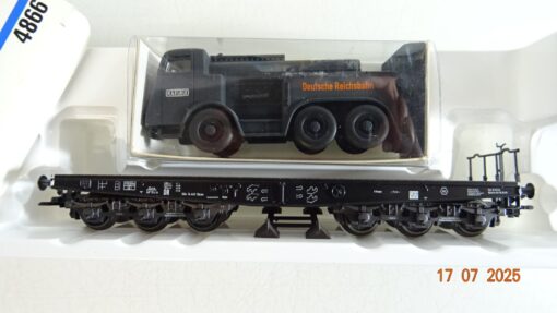 Märklin H0 4866 Schwerlastwagen mit Kaelble der DR in OVP PR9020 – Bild 3