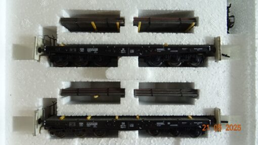 Märklin H0 48666 Schwerlastwagen-Set Strangguss der DB in OVP PR7854 – Bild 3