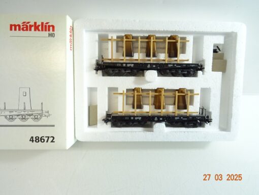 Märklin H0 48672 Wagen-Set Kokillenguß der DB in OVP PR6756