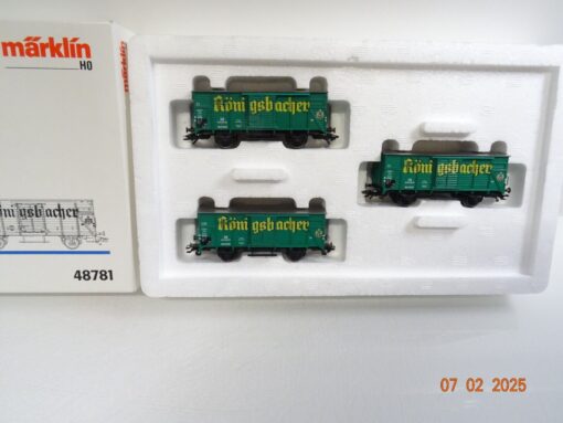 Märklin H0 48781 Wagen-Set Königsbacher 3 tlg. der DB in OVP PR5854