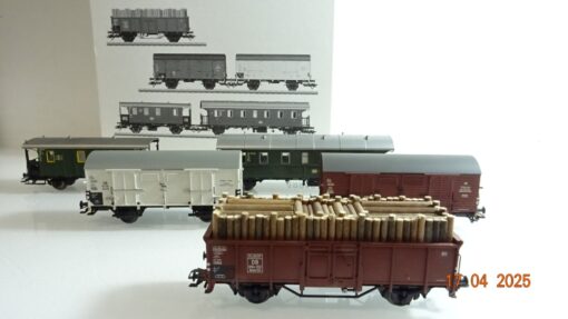 Märklin H0 48816 Güterwagen-Set Epoche III 5 tlg. der DB in OVP PR7204 – Bild 3