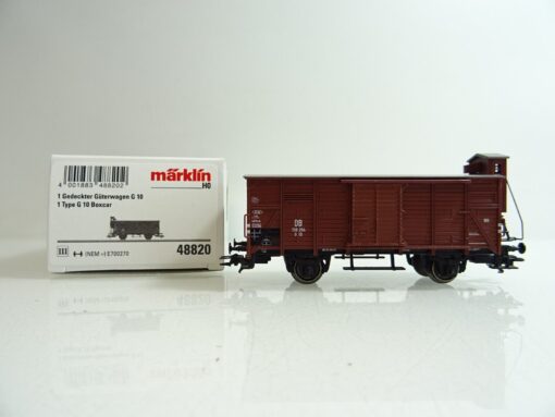 Märklin H0 48820 gedeckter Güterwagen Bremserhaus der DB neuwertig in OVP PR1130 – Bild 3