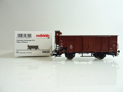 Märklin H0 48820 gedeckter Güterwagen Bremserhaus der DB neuwertig in OVP PR1130