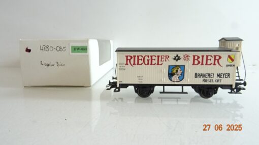 Märklin H0 4890-035 Bierwagen Riegeler Bier in OVP PR8804 – Bild 3