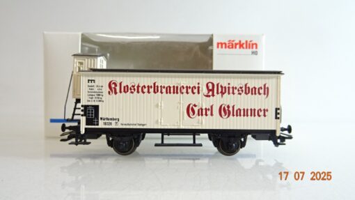 Märklin H0 4890.043 Bierwagen Klosterbrauerei Alpirsbach Württ. in OVP PR9034