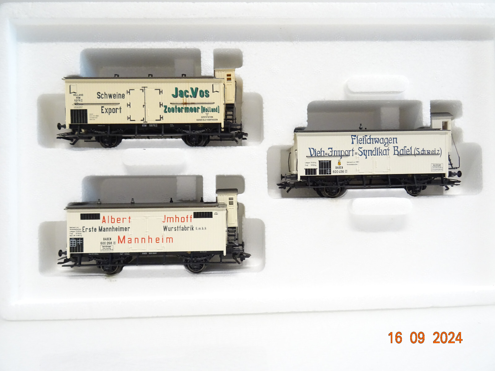 Märklin H0 48922 Wagen-Set Fleischtransport in OVP TF1099 – Bild 3