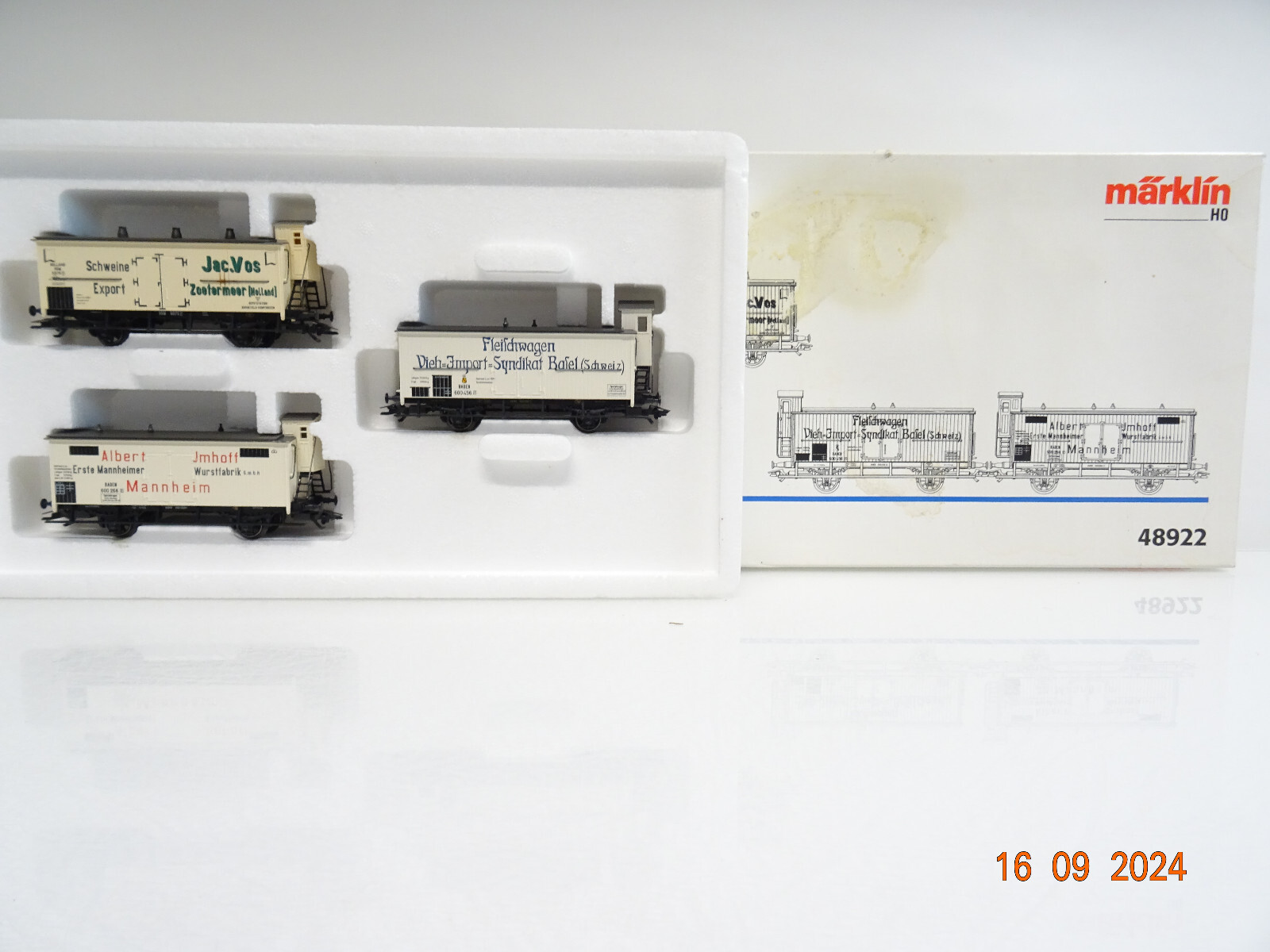 Märklin H0 48922 Wagen-Set Fleischtransport in OVP TF1099