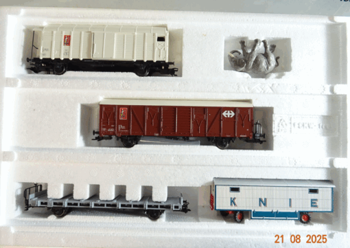 Märklin H0 4898 Schweizer Güterwagen-Set Circus Knie 3 tlg. in OVP PR9678 – Bild 3