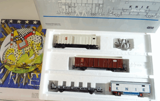 Märklin H0 4898 Schweizer Güterwagen-Set Circus Knie 3 tlg. in OVP PR9678