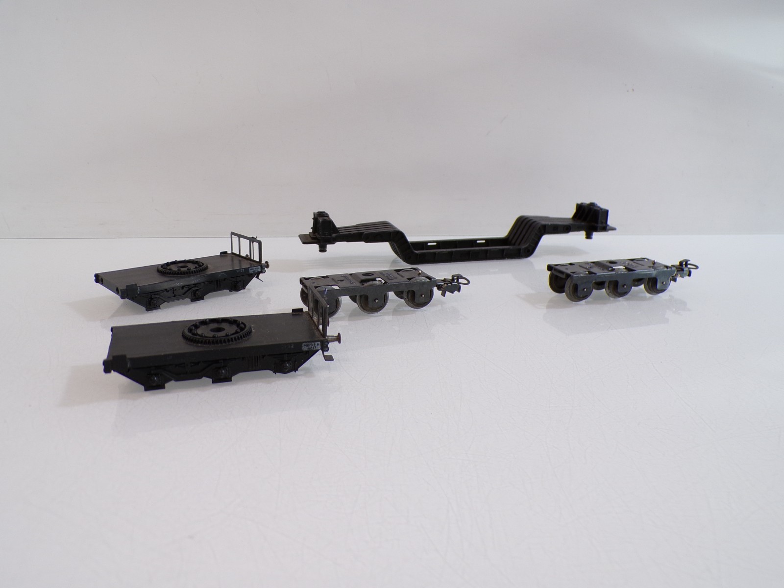 Märklin H0 4917 Bausatz Tiefladewagen der DB teilmontiert in OVP HS121 – Bild 3