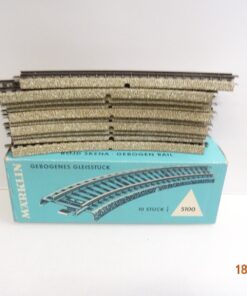 Märklin H0 5100 M-Gleis gebogen 10 Stück siehe Foto in OVP CK6093