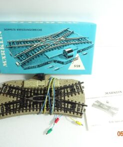 Märklin H0 5128 Doppelte Kreuzungsweiche siehe Foto in OVP CK5778