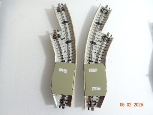 Märklin H0 5142 elektromagnetische Bogenweichenpaar siehe Foto CK5782 o. – Bild 3