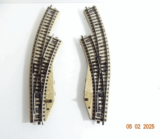 Märklin H0 5142 elektromagnetische Bogenweichenpaar siehe Foto CK5782 o.