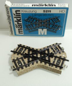 Märklin H0 5211 M-Gleis Kreuzung Länge 98 mm in OVP RG6408