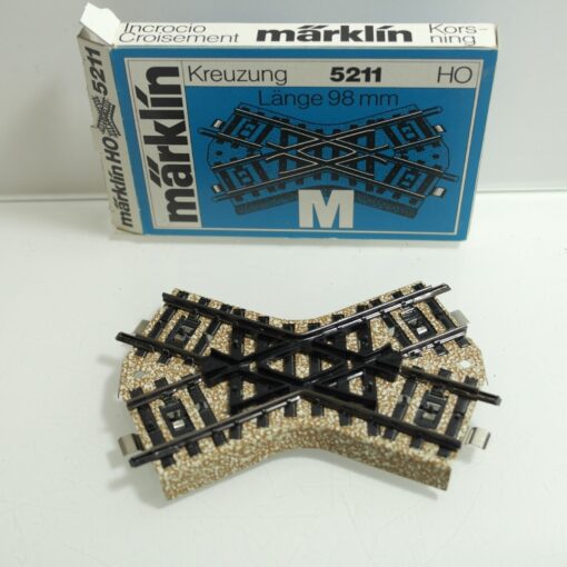 Märklin H0 5211 M-Gleis Kreuzung Länge 98 mm in OVP RG6408