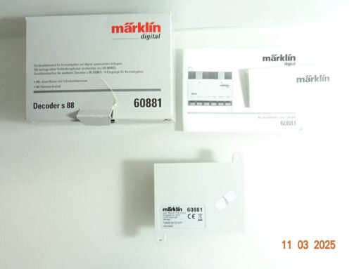 Märklin H0 60881 Digital Decoder S88 AC siehe Foto in OVP CK6583 – Bild 3