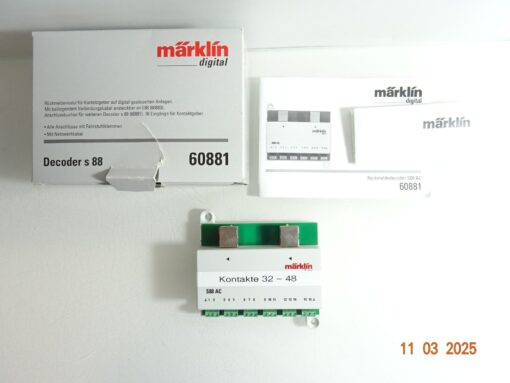 Märklin H0 60881 Digital Decoder S88 AC siehe Foto in OVP CK6583