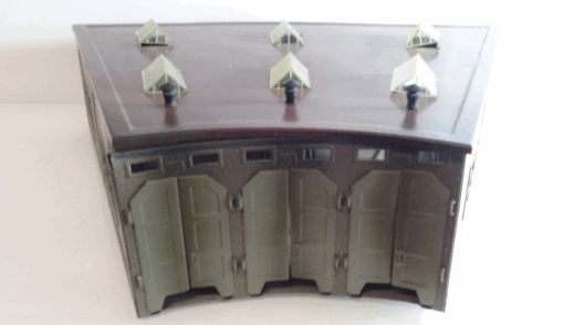 Märklin H0 7028 Lokschuppen 3-ständig Blech aus Anlagenrückbau s. Foto PK1667 o. – Bild 3