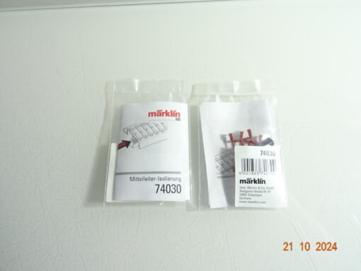 Märklin H0 74030 Mittelleiter Isolierung in OVP CK3469