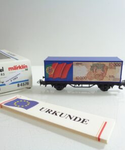 Märklin H0 84576 AC Güterwagen Portugal Europa 1993 in OVP F1063