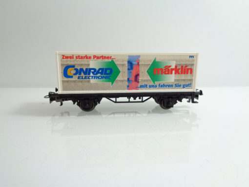 Märklin H0 94227 SoMo Containerwagen Conrad Electronic in OVP AR1227 – Bild 3