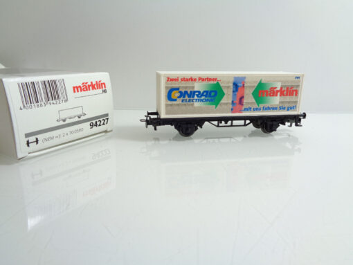 Märklin H0 94227 SoMo Containerwagen Conrad Electronic in OVP AR1227