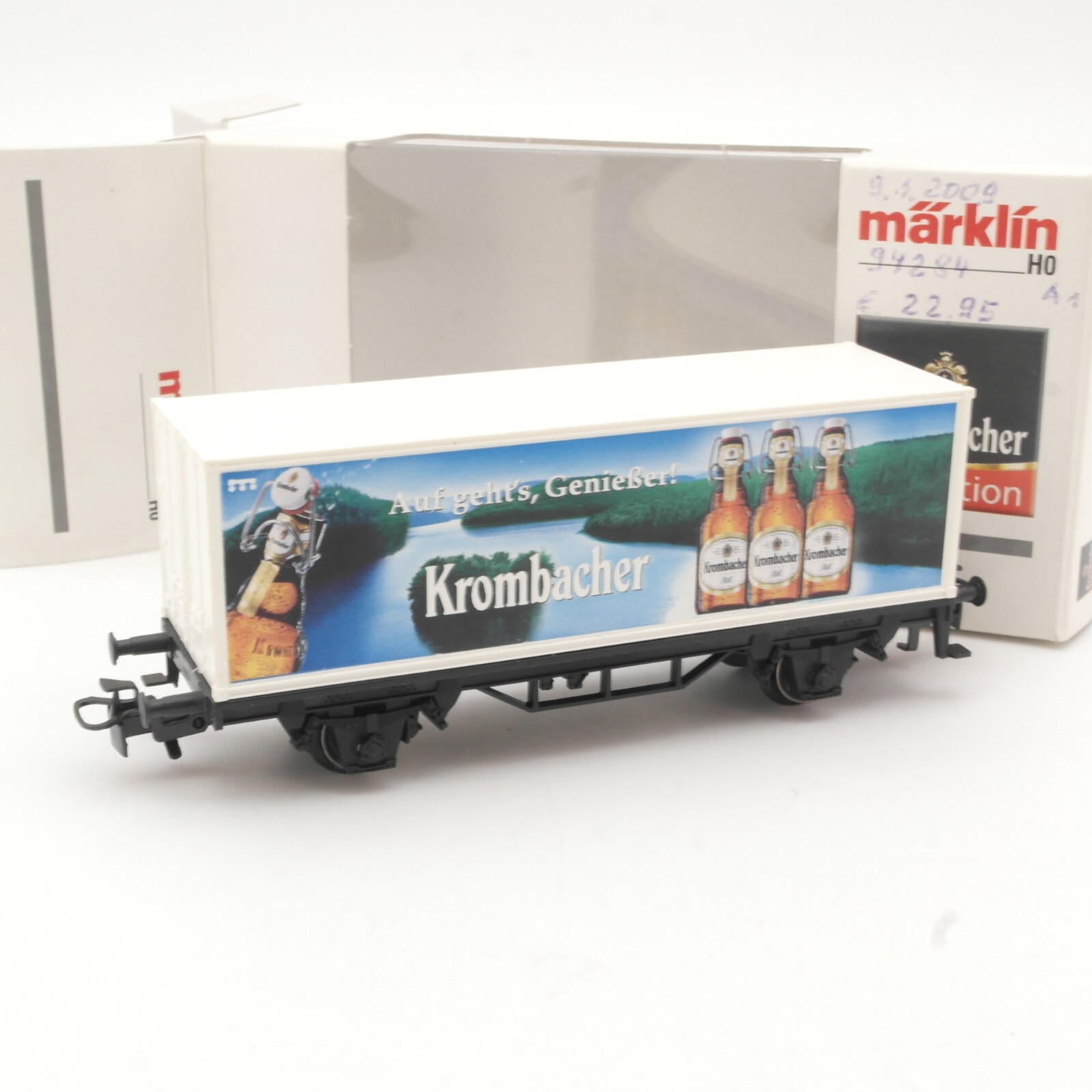 Märklin H0 94284 Containerwagen Krombacher Collection in OVP QR7850 – Bild 3