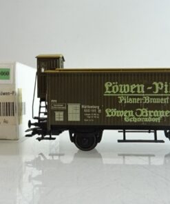 Märklin H0 Bierwagen 600195 mit Bremserhaus Löwen-Pils Württemberg in OVP PR8779