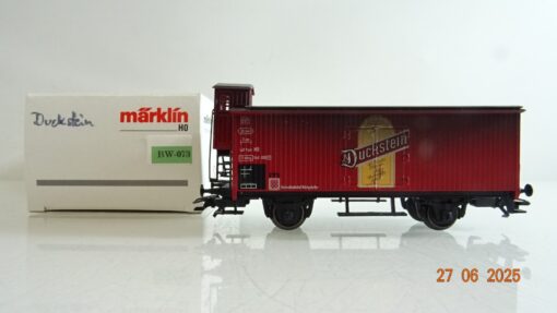 Märklin H0 Bierwagen mit Bremserhaus Duckstein in OVP PR8782