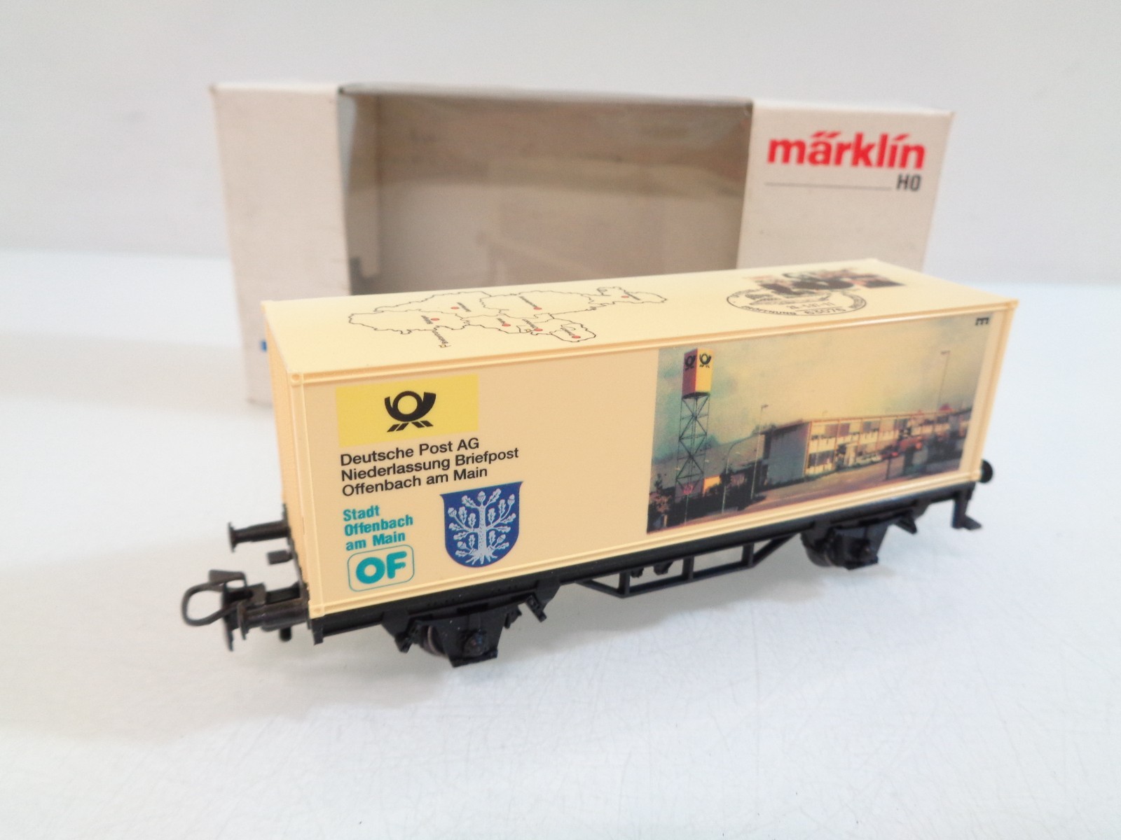 Märklin H0 Containerwagen Deutsche Post, siehe Foto in OVP RR5607 – Bild 3