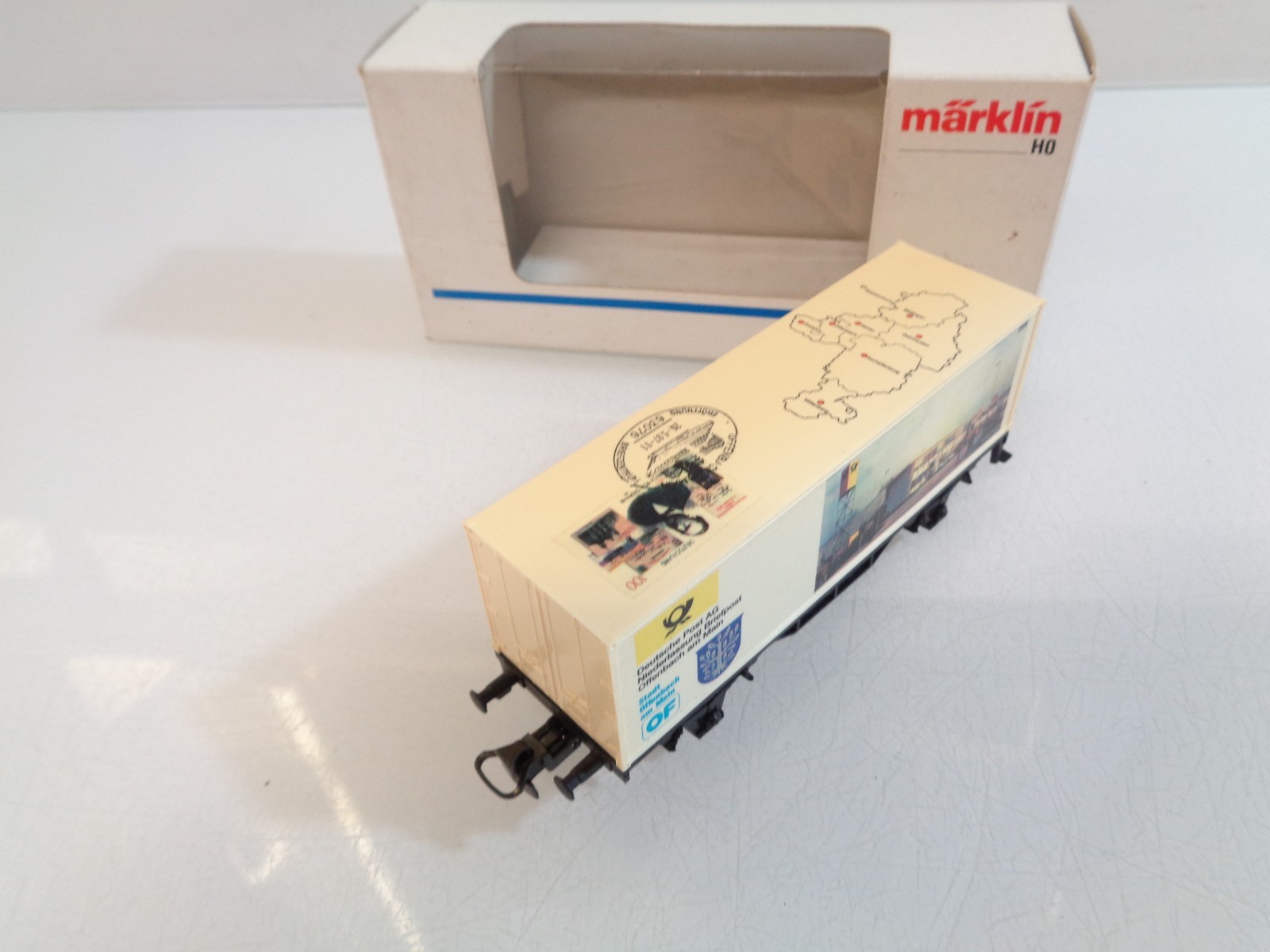 Märklin H0 Containerwagen Deutsche Post, siehe Foto in OVP RR5607 – Bild 4