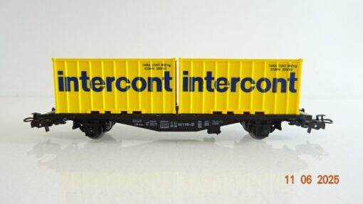 Märklin H0 Containerwagen intercont der DB PR8344 o.