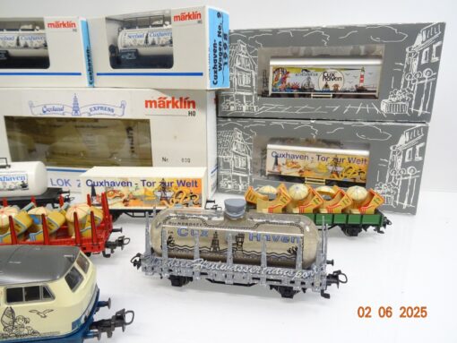 Märklin H0 Cuxland-Express 17 tlg. mit Diesellok limitiert teilweise OVP JL847 – Bild 6