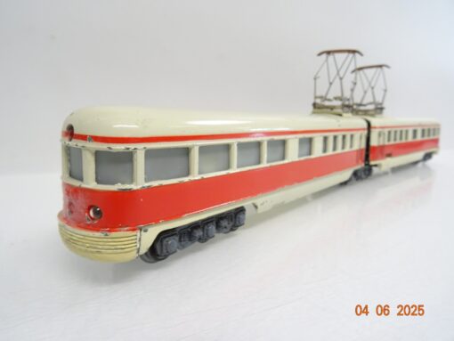 Märklin H0 DT800 Doppeltriebwagen elfenbein rot Guß unrestauriert JL895 o. – Bild 5