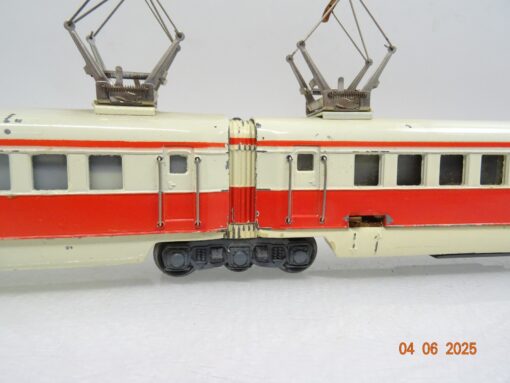 Märklin H0 DT800 Doppeltriebwagen elfenbein rot Guß unrestauriert JL895 o. – Bild 7
