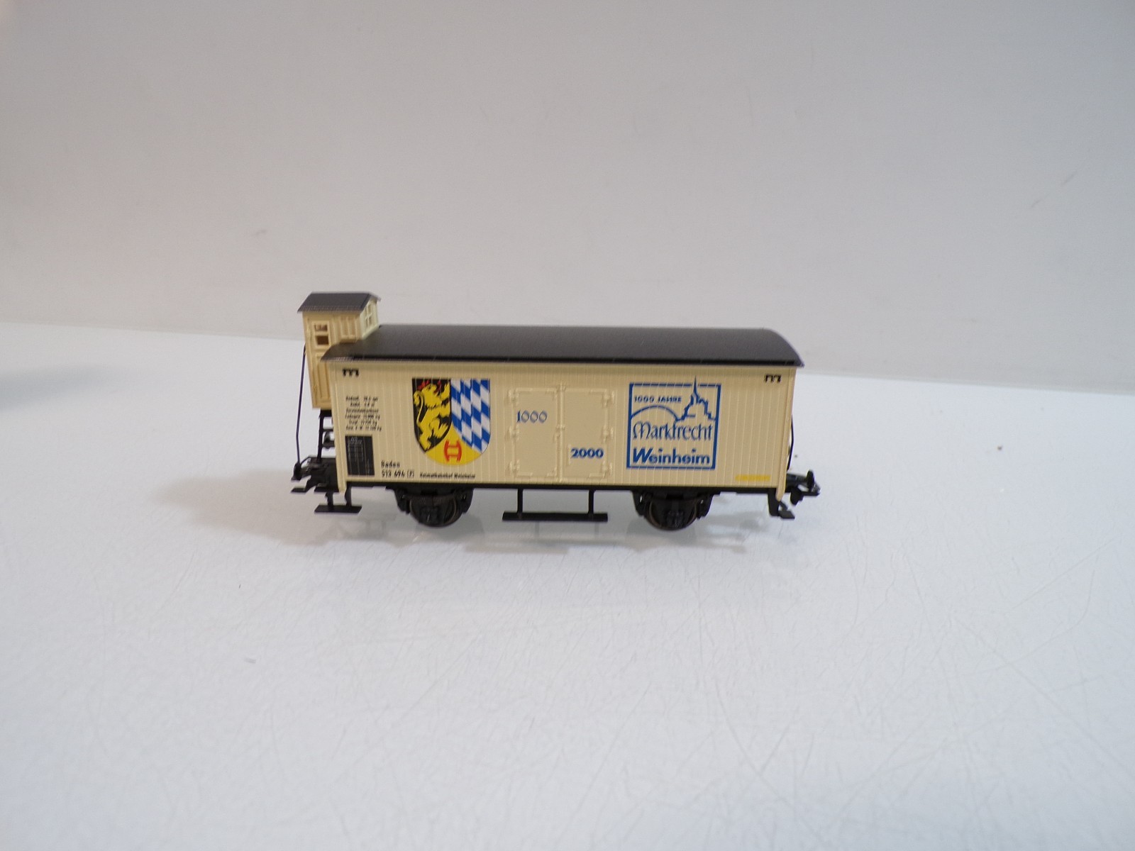 Märklin H0 Güterwagen 1000 Jahre Marktrecht mit Bremserhaus der DB in OVP HS169 – Bild 3