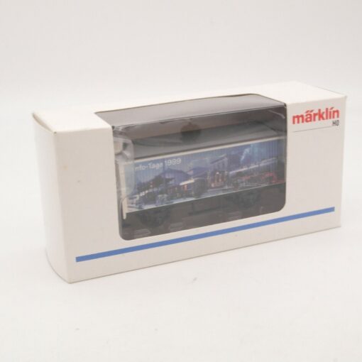 Märklin H0 Info Tage 1999 gedeckter Güterwagen mit Bremserhaus in OVP RI4305 – Bild 4