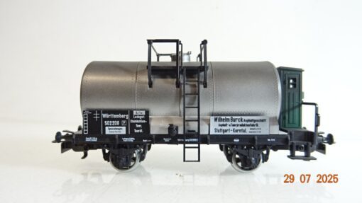Märklin H0 Kesselwagen Wilhelm Burck mit Bremserhaus Württemberg PR9326 o. – Bild 3