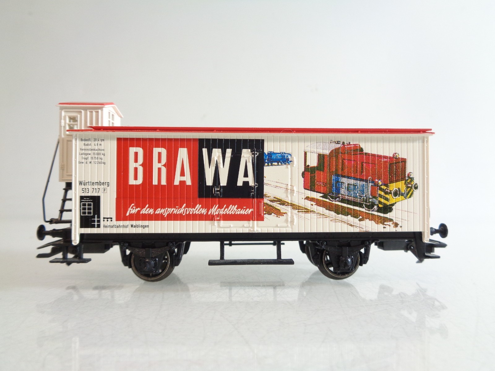 Märklin H0 Kühlwagen BRAWA Württemberg BH991 o.
