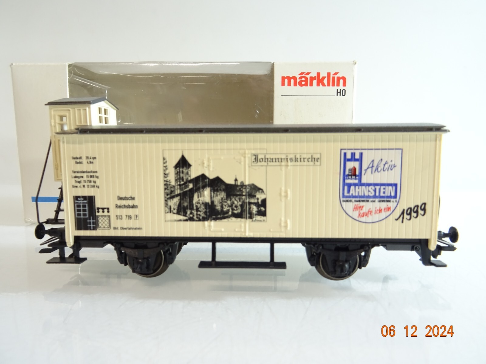 Märklin H0 Kühlwagen Lahnstein Aktiv 1999 in OVP PR4589 – Bild 3